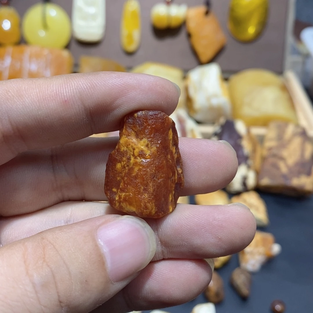 鲸***ㅤ定制琥珀蜜蜡原石定制