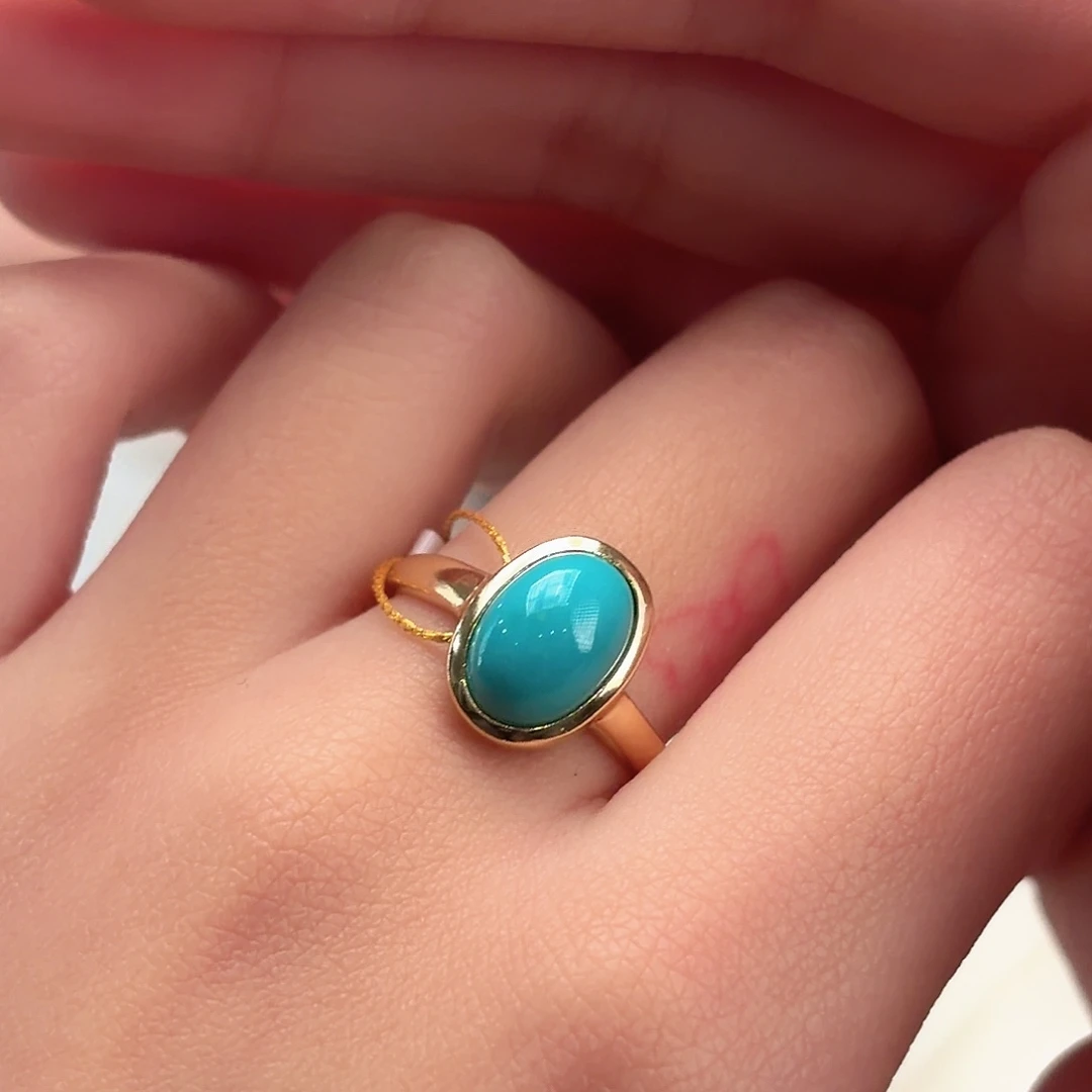 绿松石银S925镶嵌颈饰