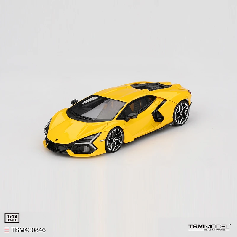 TSM 1:43 兰博基尼 Lambor Revuelto 仿真跑车新大牛 树脂车模-黄