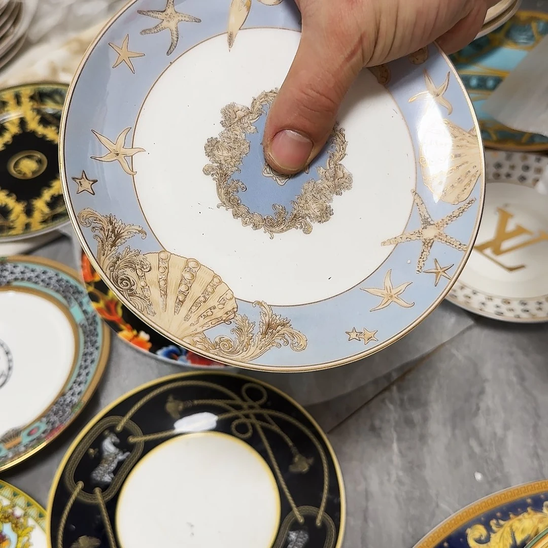T***艳搪瓷陶瓷餐具工艺产品骨瓷高温