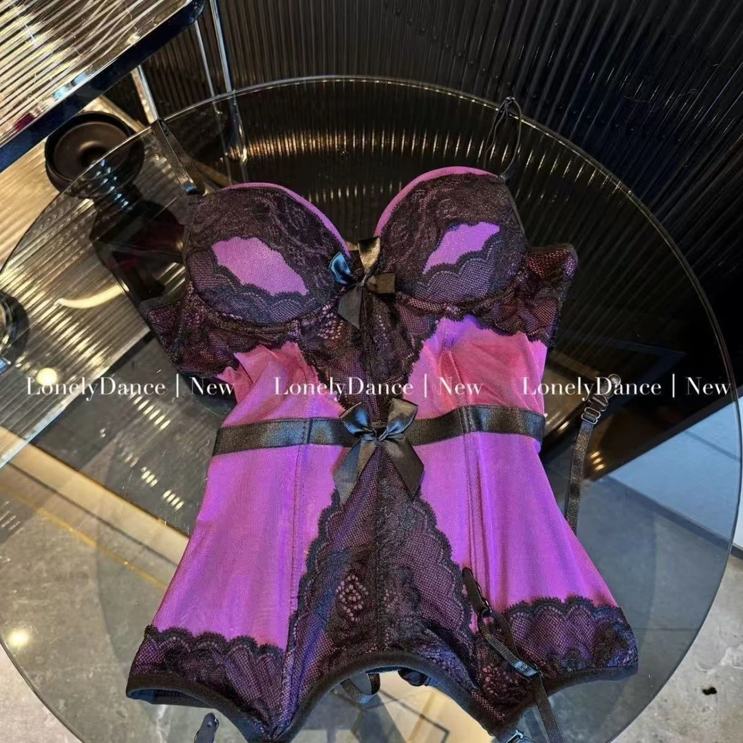 紫色鱼骨【80-130斤】性感吊带约会战袍束腰显瘦新款御姐内搭睡衣