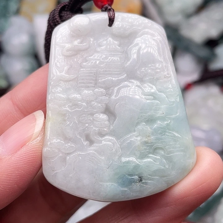 翡翠未镶嵌颈饰翡翠