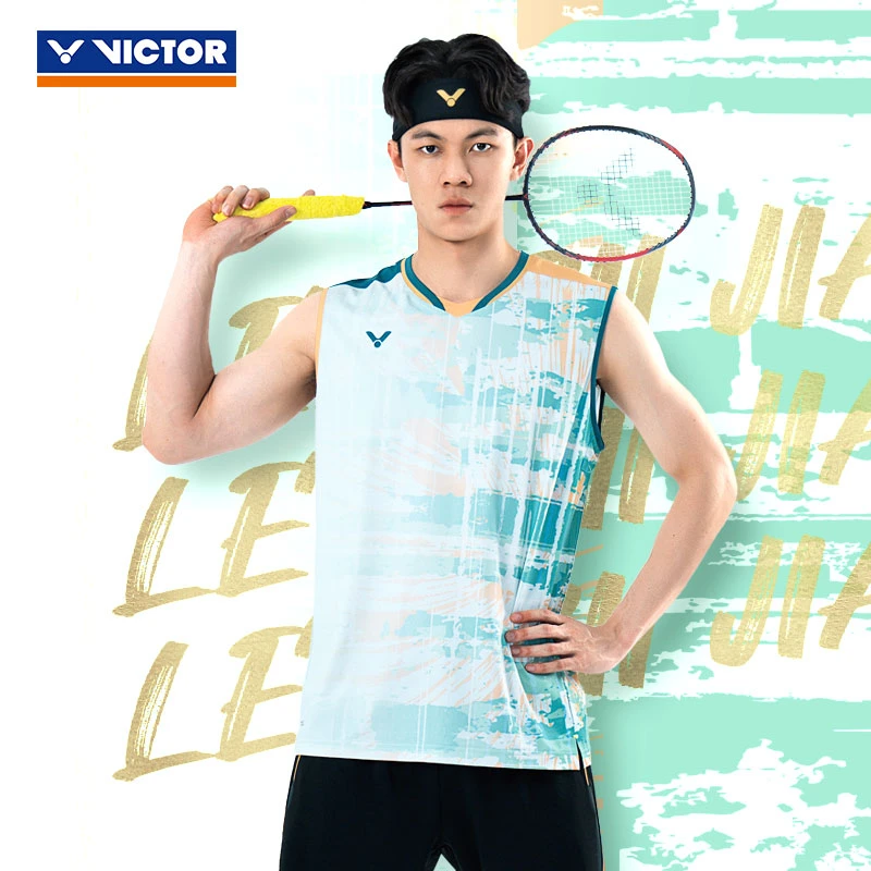 VICTOR/威克多羽毛球服短袖李梓嘉专属大赛服T-45003