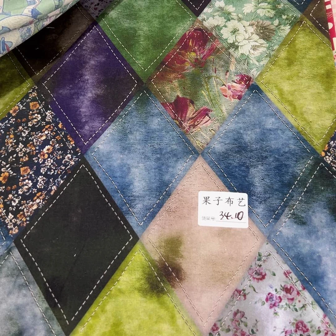 一米价纯棉平布1.1米宽果子布艺34