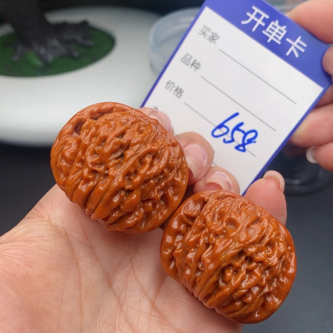 文玩核桃把件39四座楼658