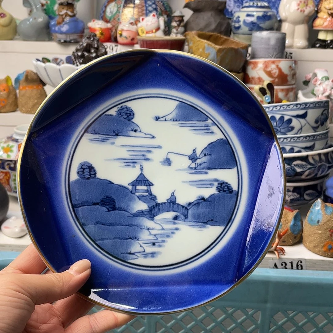 瓷片#青花 #手绘陶瓷