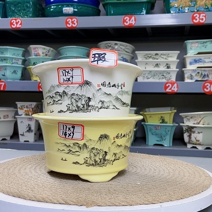 紫砂花瓶紫砂花盆