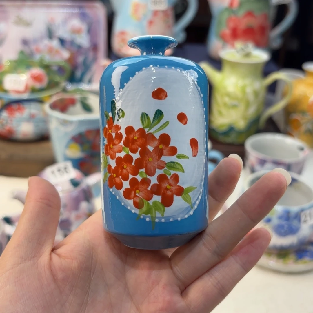 景德镇手绘高温釉下彩陶瓷茶具
