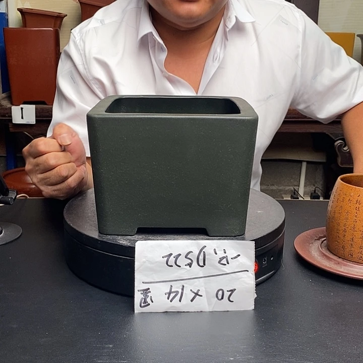 紫砂花盆货号一只D522