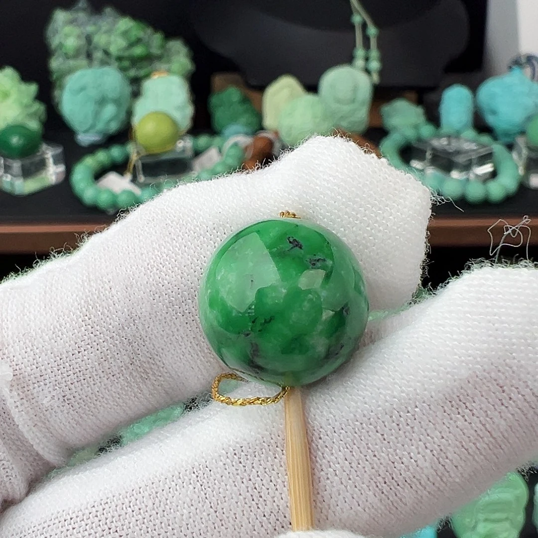 绿松石未镶嵌绿松石主播璐璐