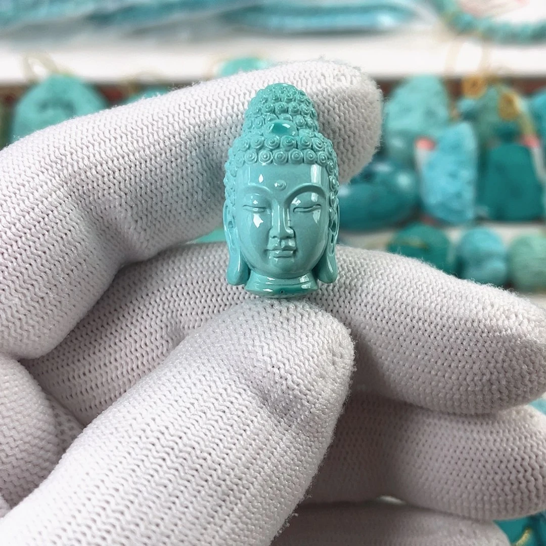 绿松石未镶嵌车挂