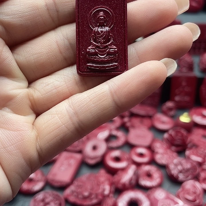 天然辰砂朱砂吊坠