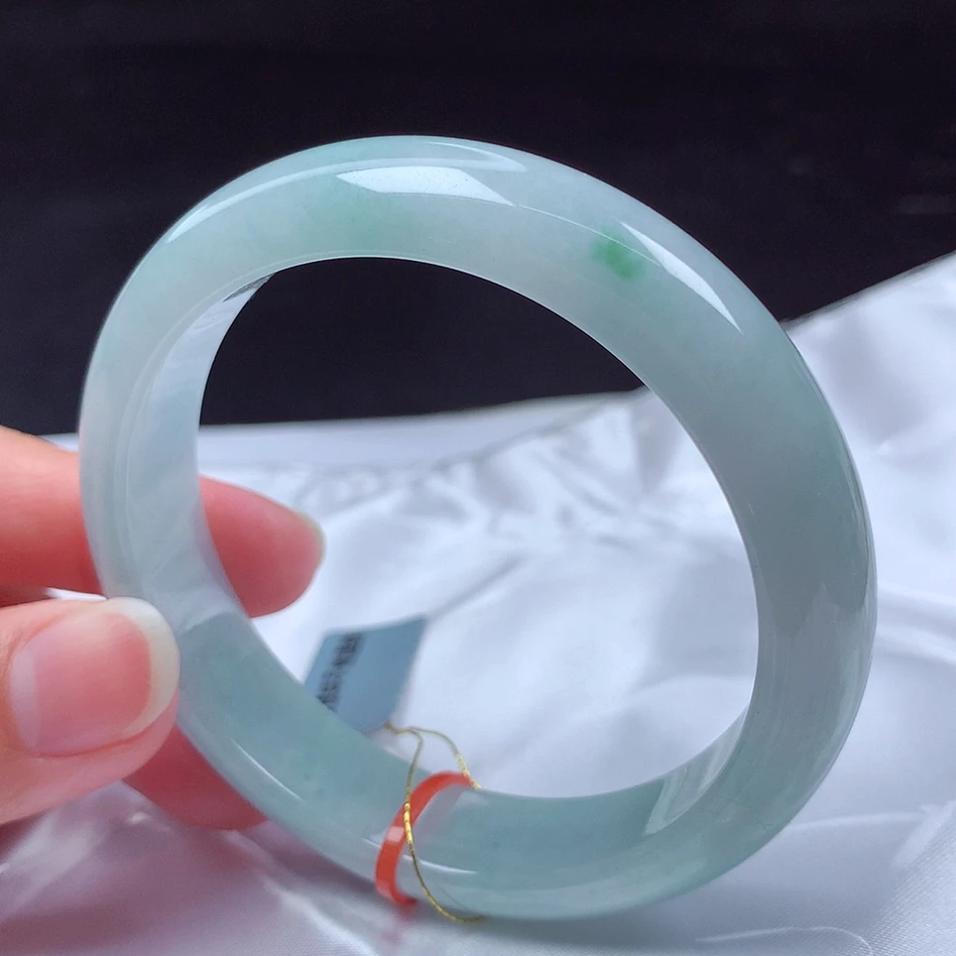 翡翠未镶嵌手镯58圈900159