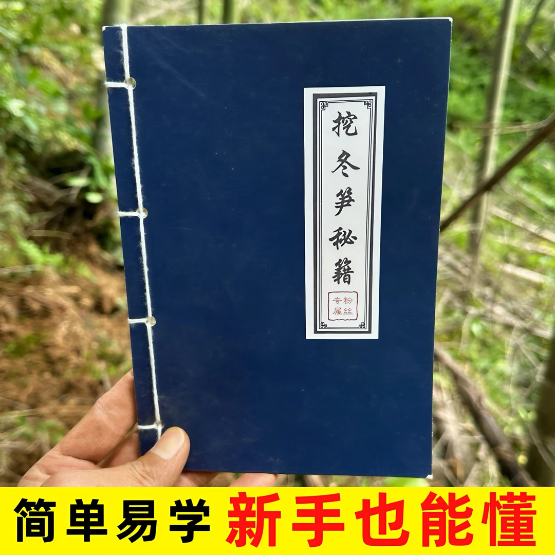 【挖冬笋秘籍】新手必备简单易学老师傅高手挖笋技巧分享笔记本本册