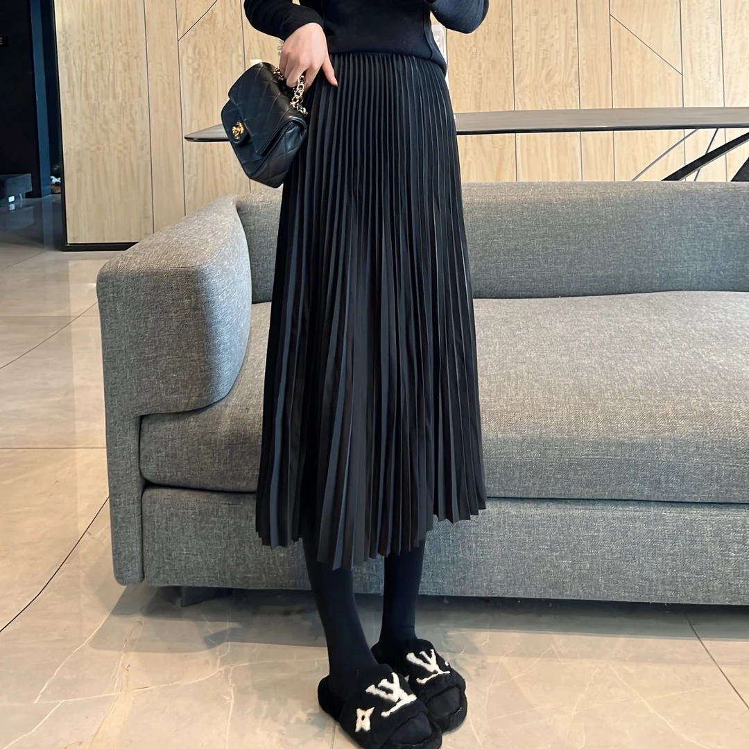 【大静静】优雅气质~细百褶半身裙DJJ2093