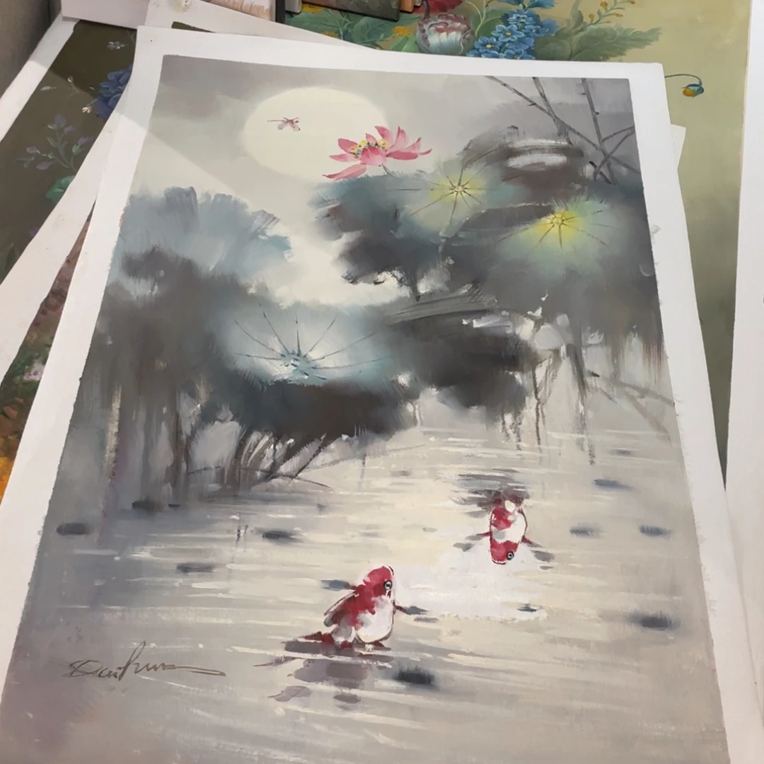 油画油画作品入选作品6090