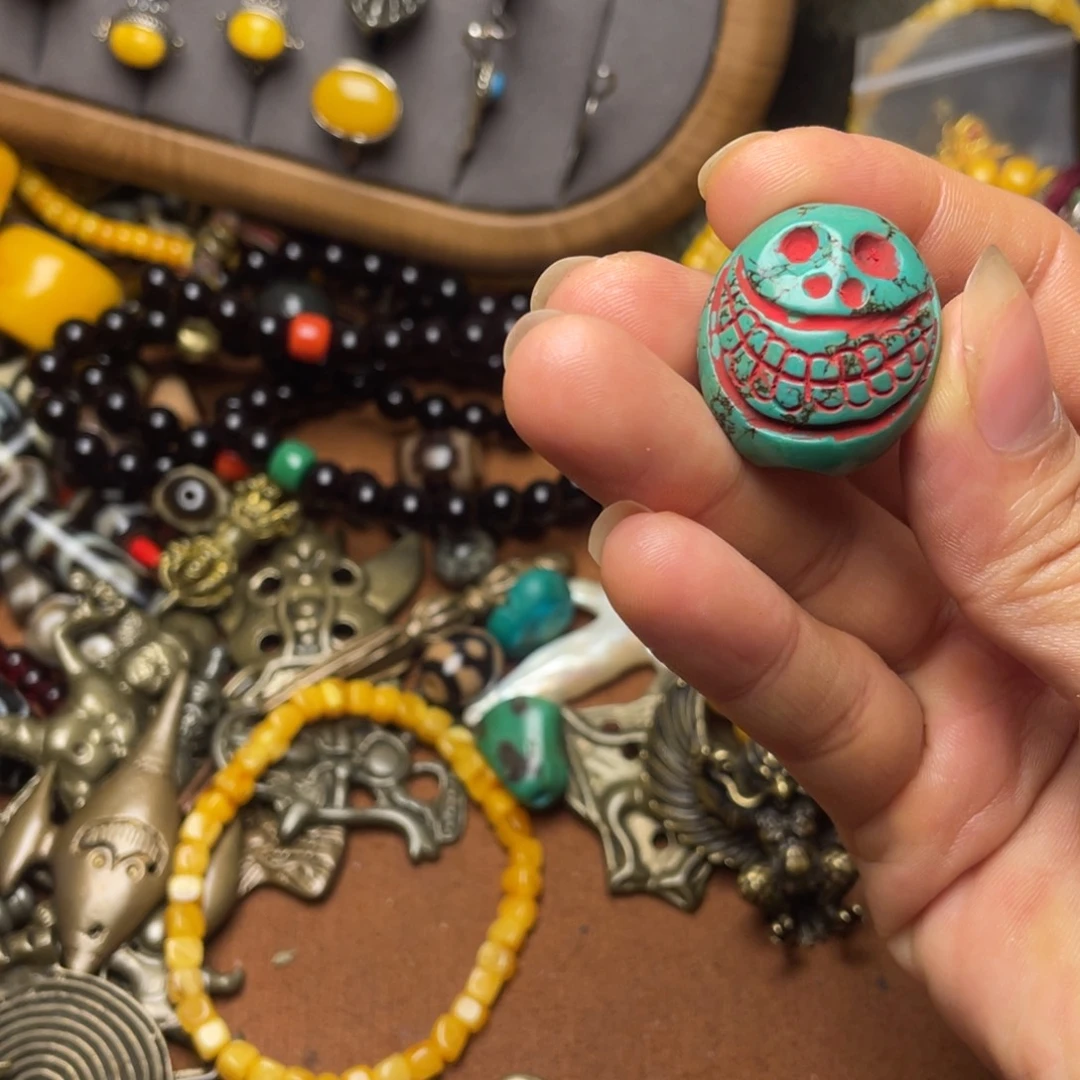 玻璃颈饰小元素哈哈哈