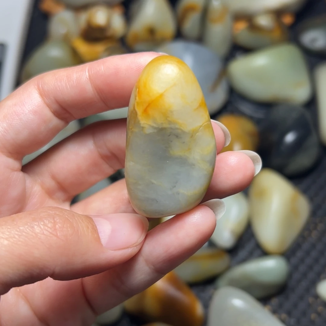 和田玉未镶嵌挂件A29