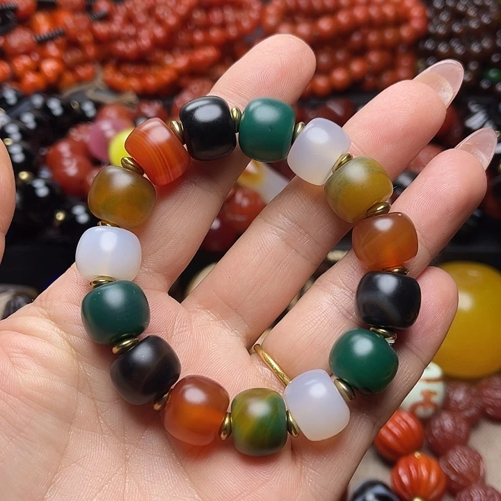 玛瑙/玉髓未镶嵌手链