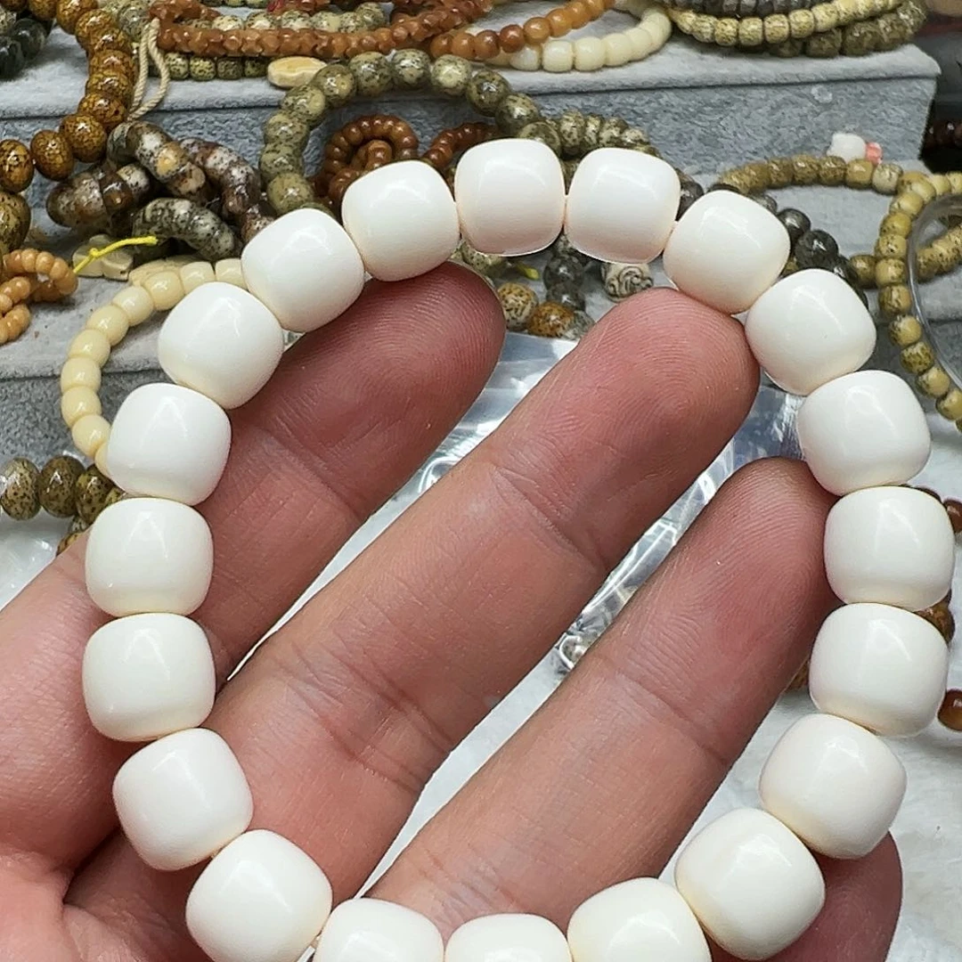 驼骨手串/手链97白驼骨单圈1.1桶有粽裂