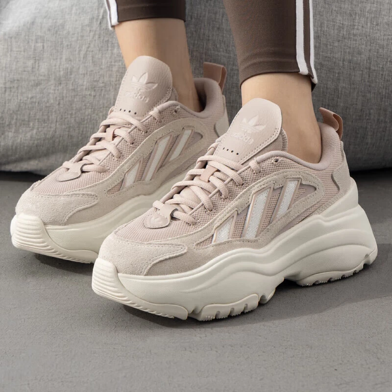 adidas/阿迪达斯三叶草跑步鞋女鞋新款厚底老爹鞋透气休闲运动鞋