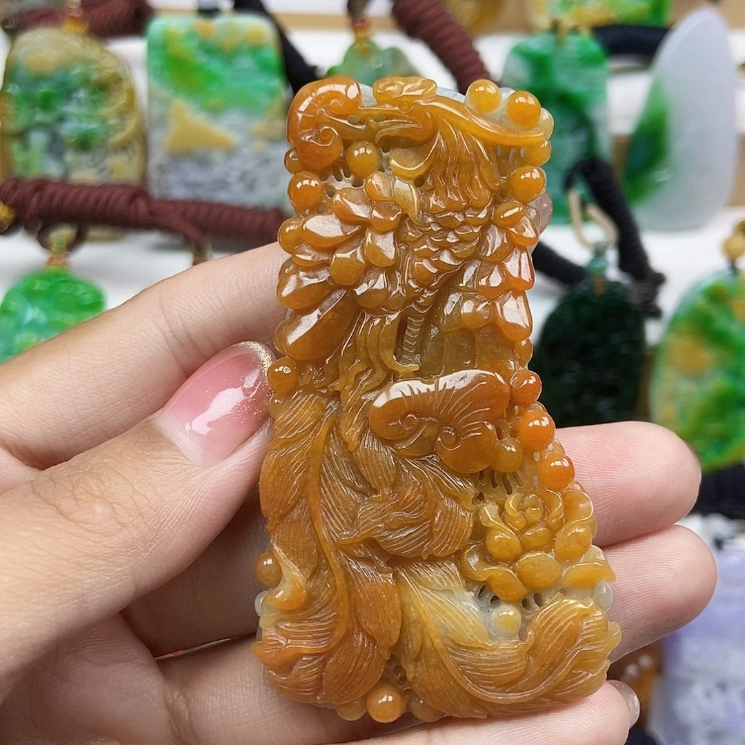 翡翠未镶嵌颈饰天然翡翠Ａ货