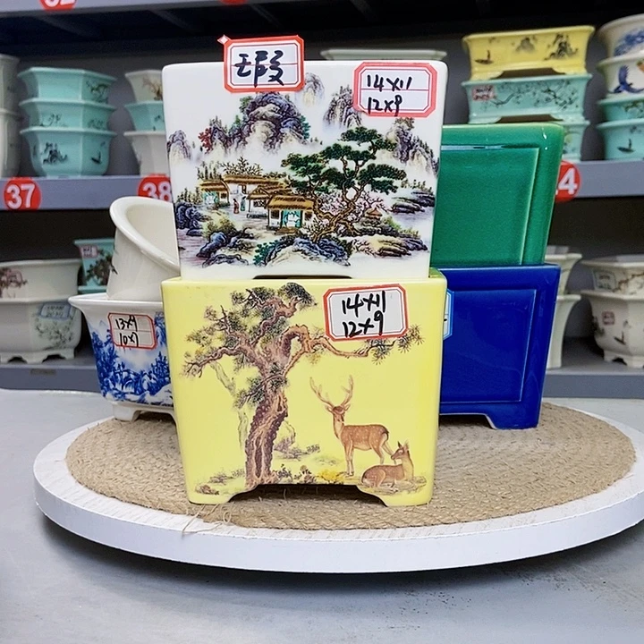 紫砂花瓶紫砂花盆