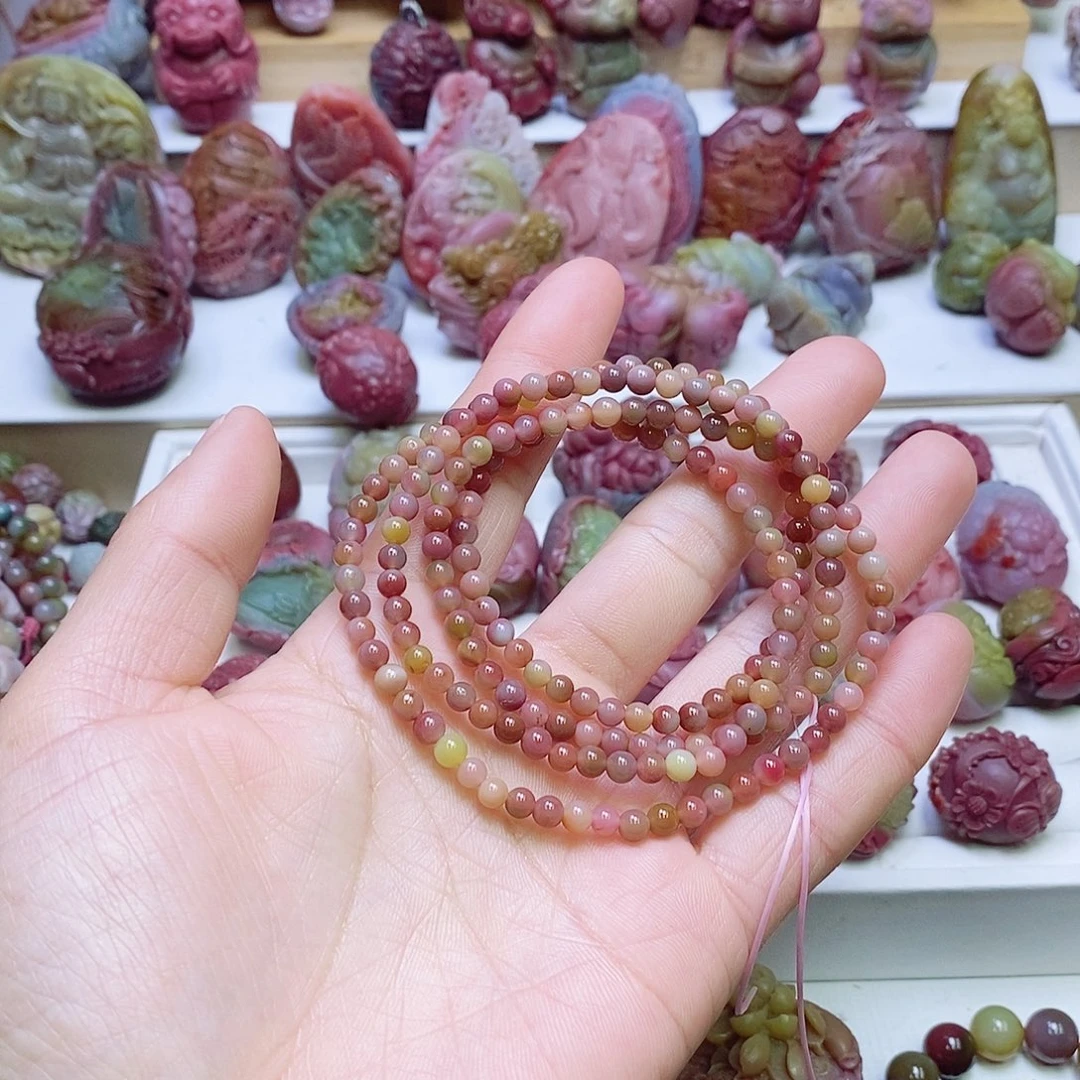 玛瑙/玉髓盐源玛瑙手链未镶嵌