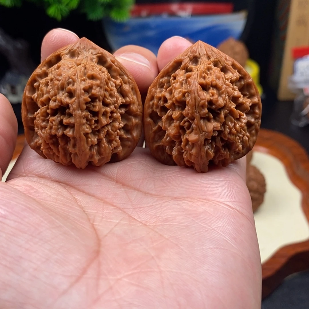 文玩核桃把件满天星40微修