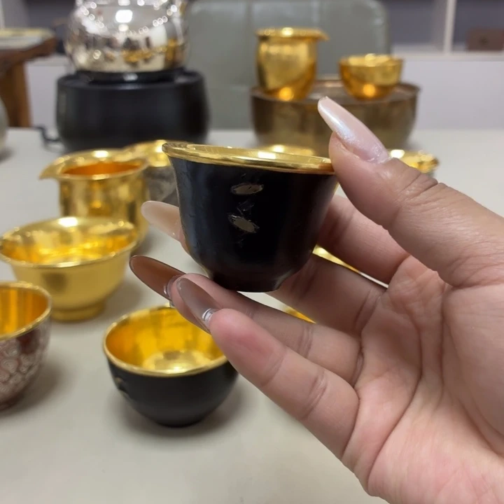 李小鹤铁包金铃铛杯35毫升