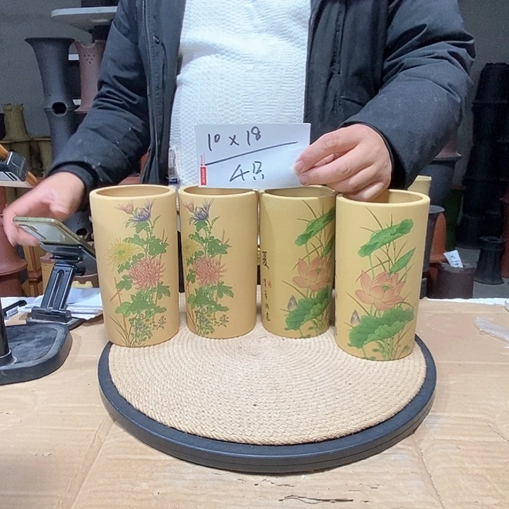 紫砂花盆紫砂花盆