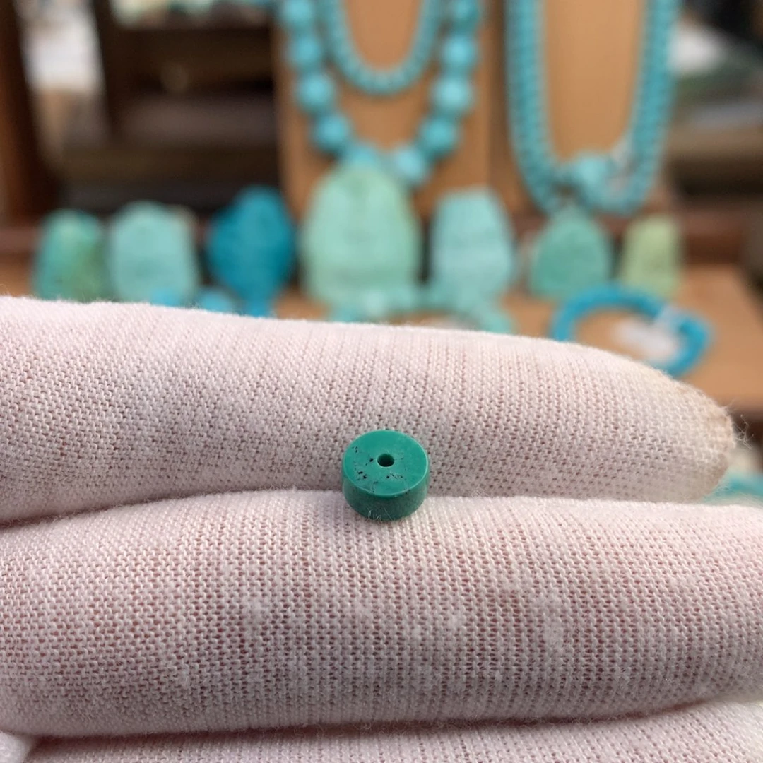 绿松石未镶嵌珠宝奇石7mm