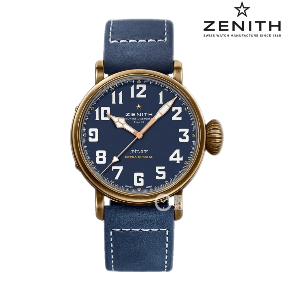 99新 Zenith/真力时 亚虎/青铜大飞系列/公价54000元/45mm/全套