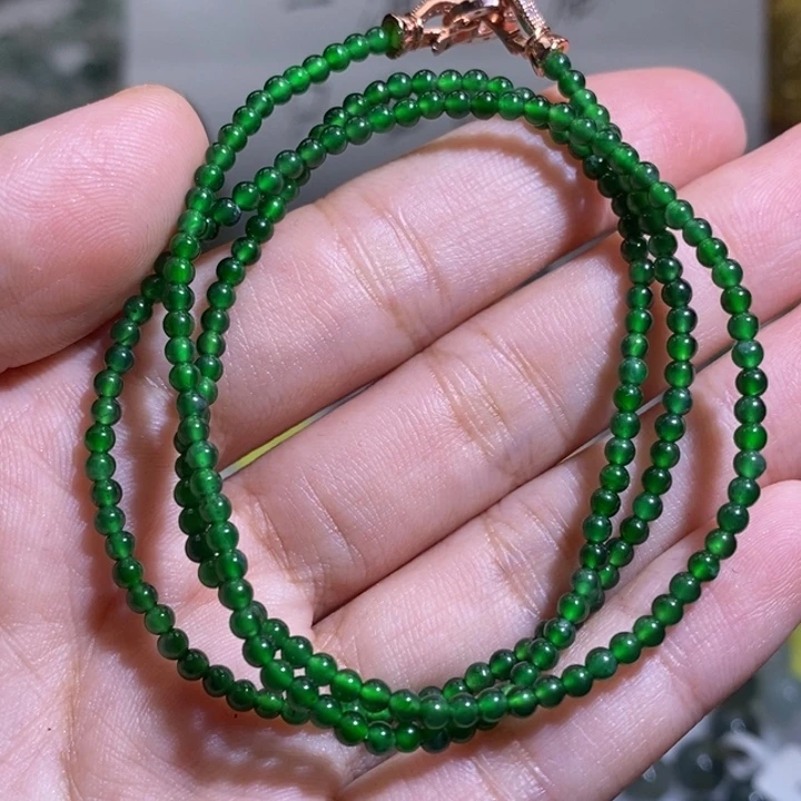 翡翠未镶嵌颈饰天然翡翠a货