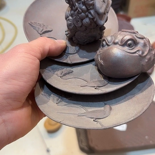 紫砂茶宠雕塑瑕疵瑕疵茶宠