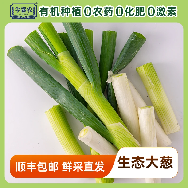 今喜农有机转换大葱5斤绿色蔬菜