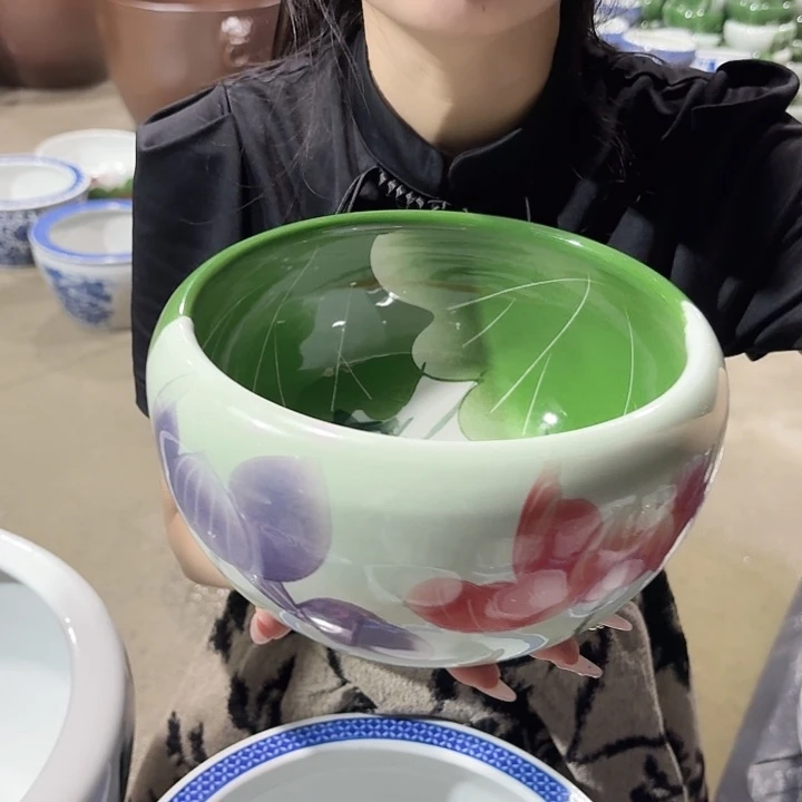 瓷片口径23厘米 高度13厘米
