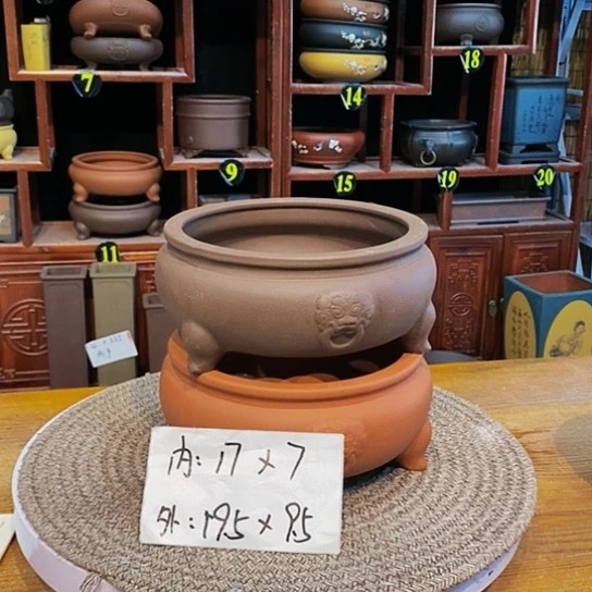 紫砂花盆紫砂花盆
