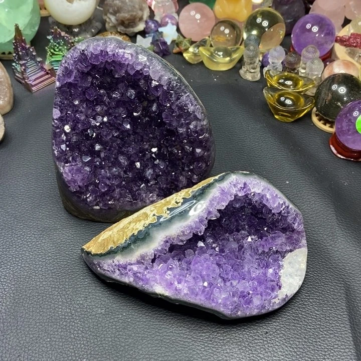 水晶摆件未镶嵌楼*娘晶镇