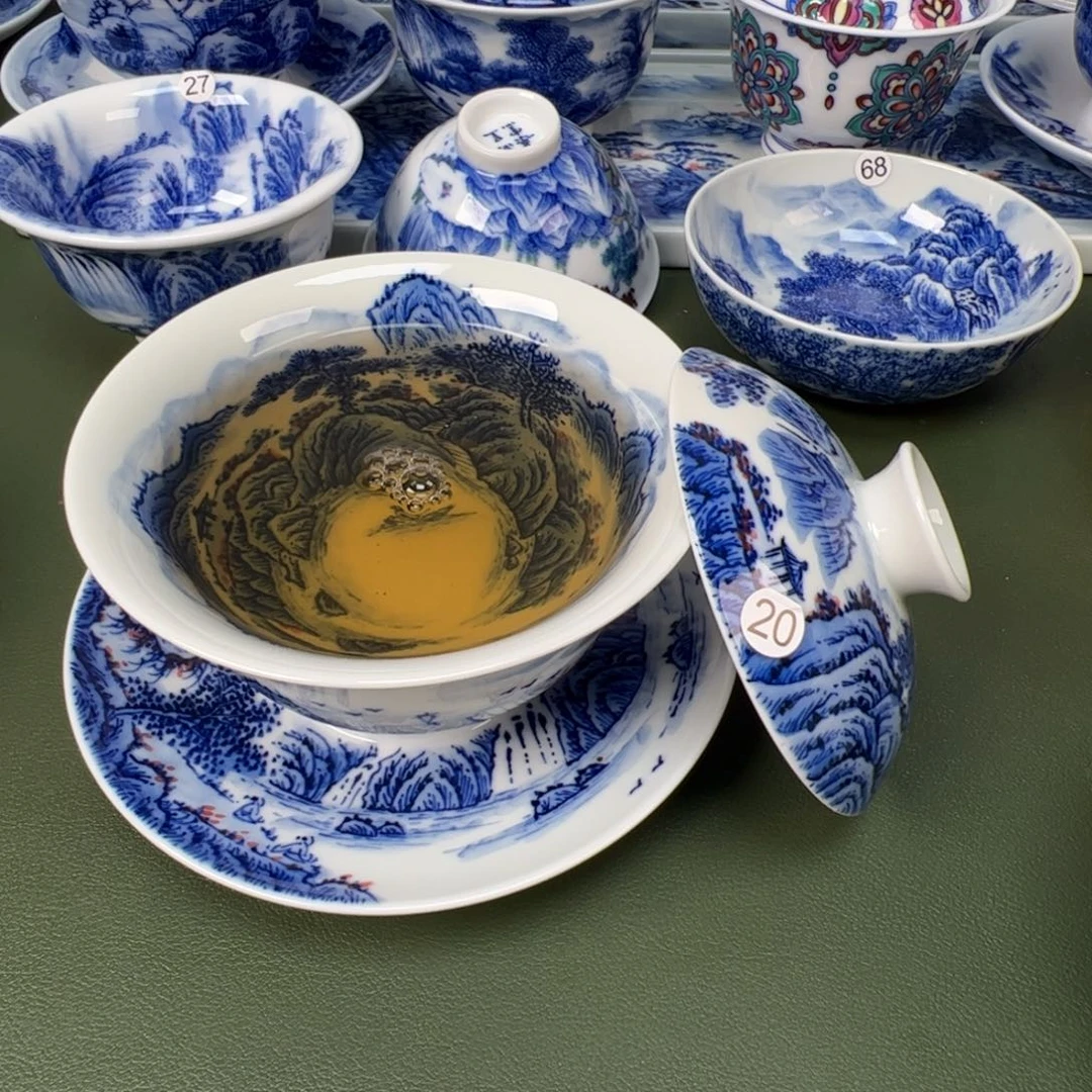 木木景德镇纯手工纯手绘茶具20