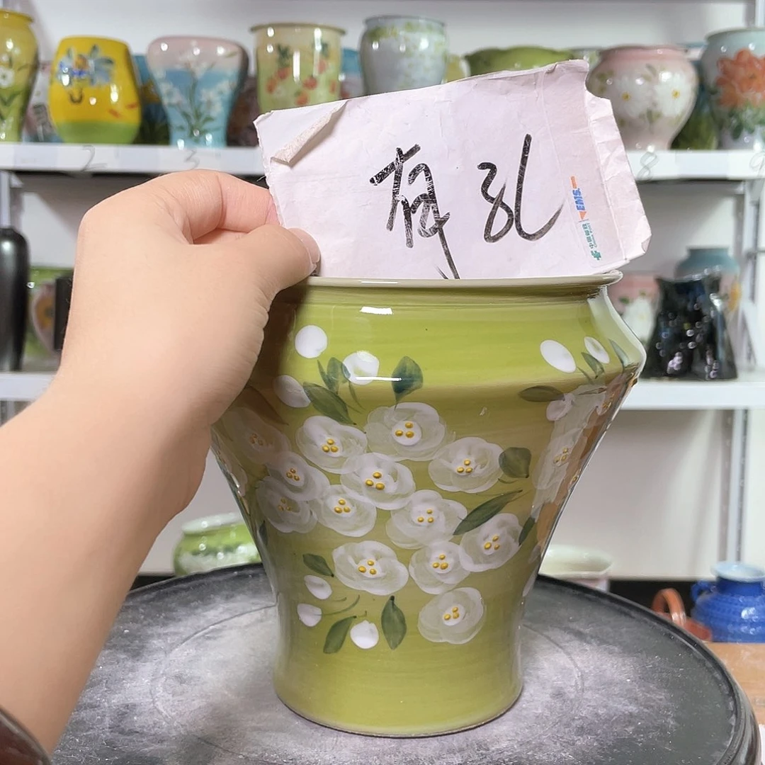 景德镇陶瓷花盆花器暇256