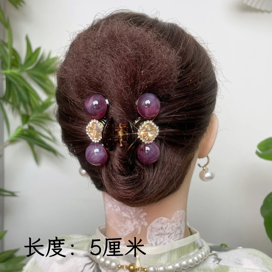 诗泊雅 抓夹森系精致夹子少女风时尚发夹头饰女