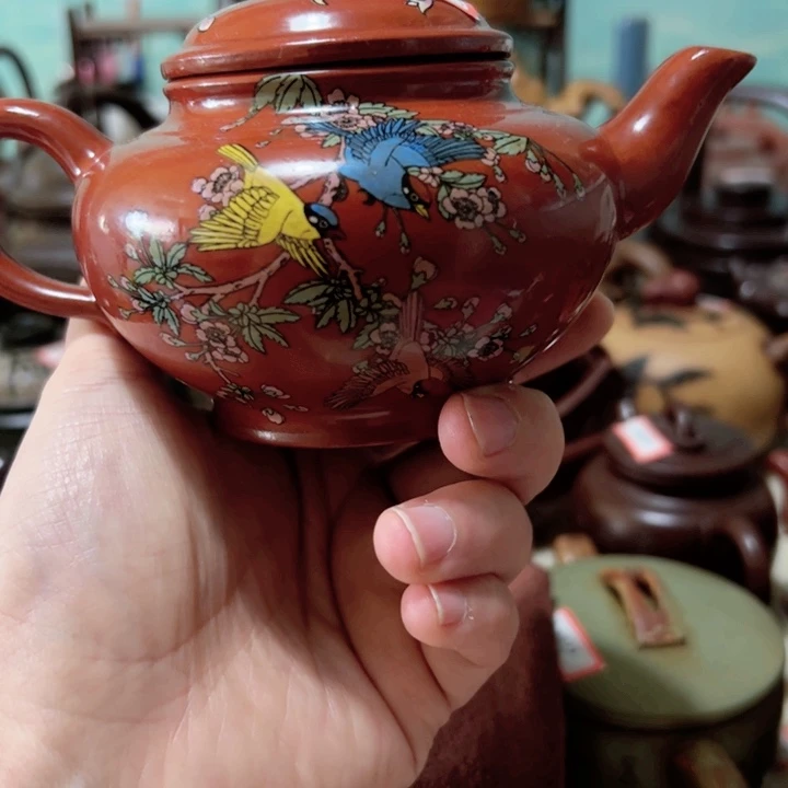 茶壶紫砂紫砂壶收藏起来了