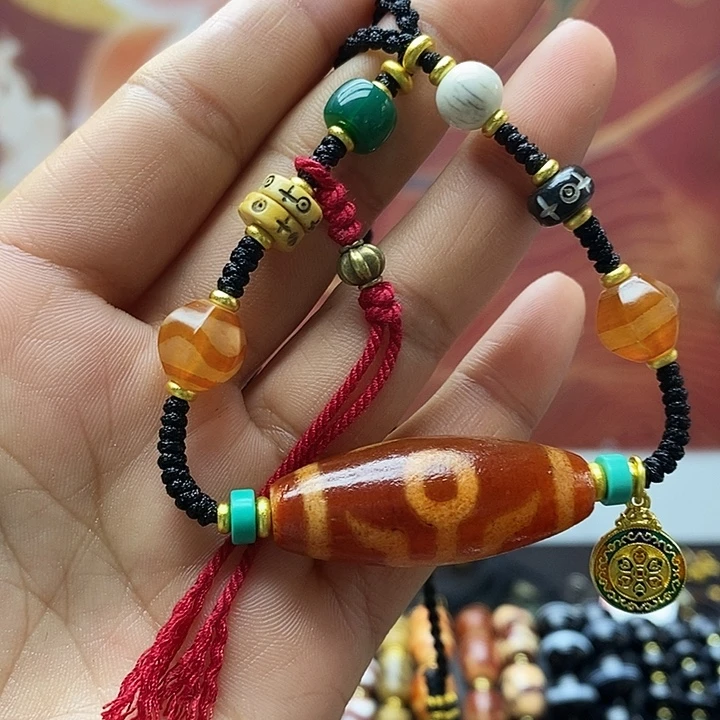 玛瑙/玉髓合金颈饰