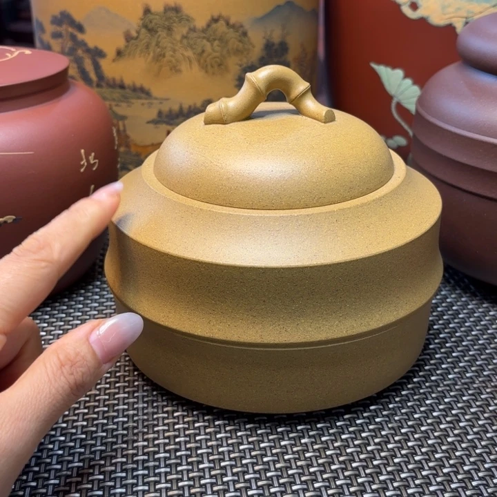 紫砂茶叶罐中高端紫砂茶叶罐