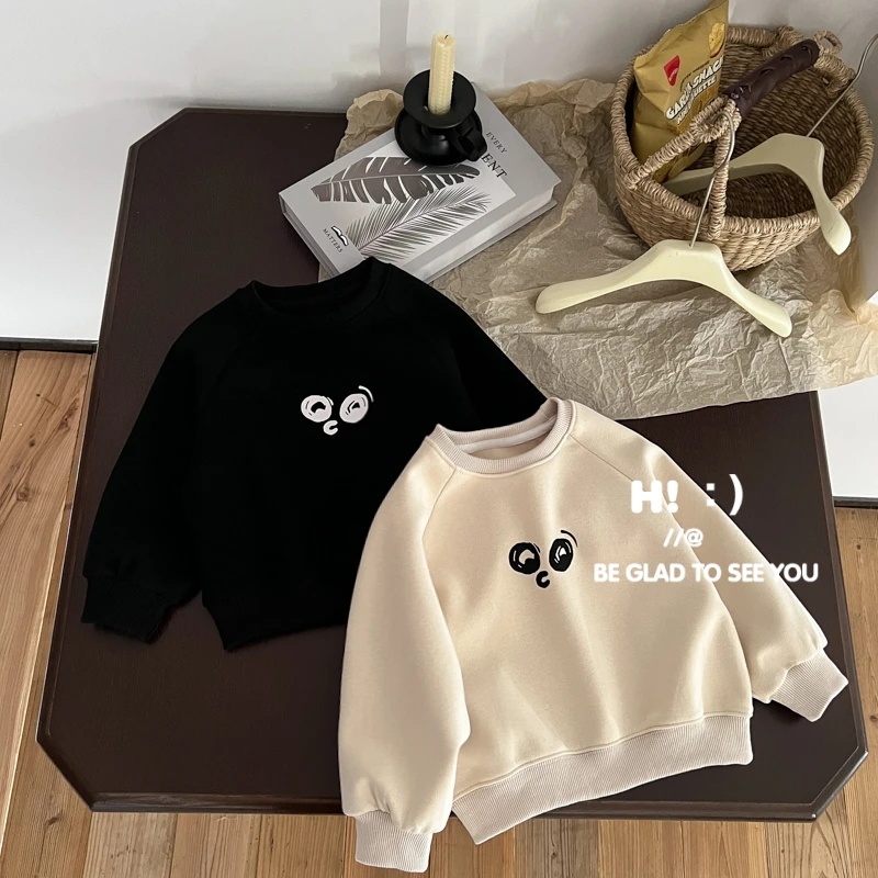 【现货】郝叔童品男童圆领卫衣2025春装新款儿童可爱潮流衣服HZ5143