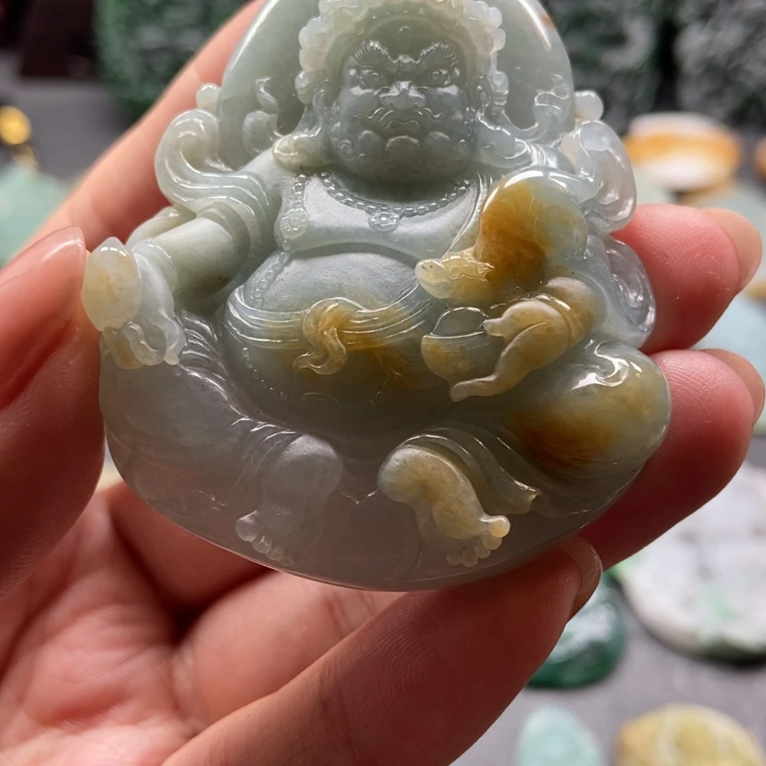 定制翡翠未镶嵌E****LT黄财神
