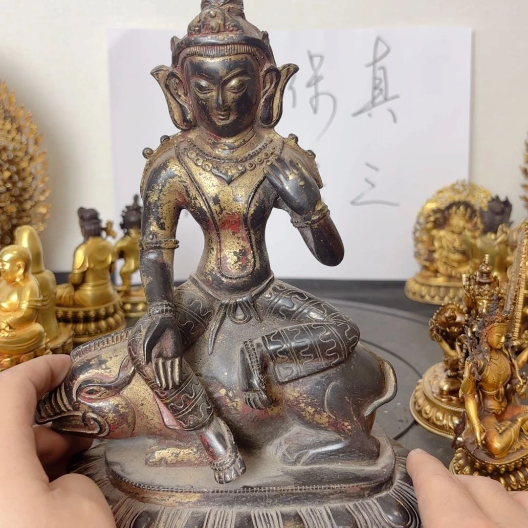 摩利支天黄铜摆件