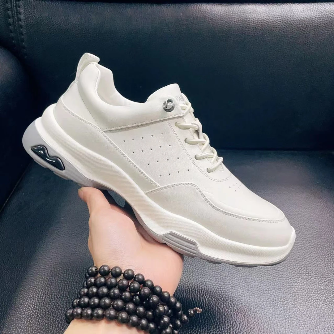 《断码捡漏》全皮面运动轻便休闲鞋男士真皮透气皮鞋8169