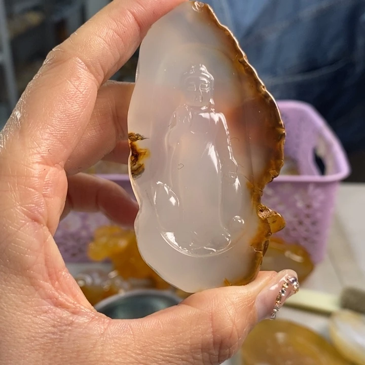 玛瑙/玉髓吊坠(不含链)未镶嵌